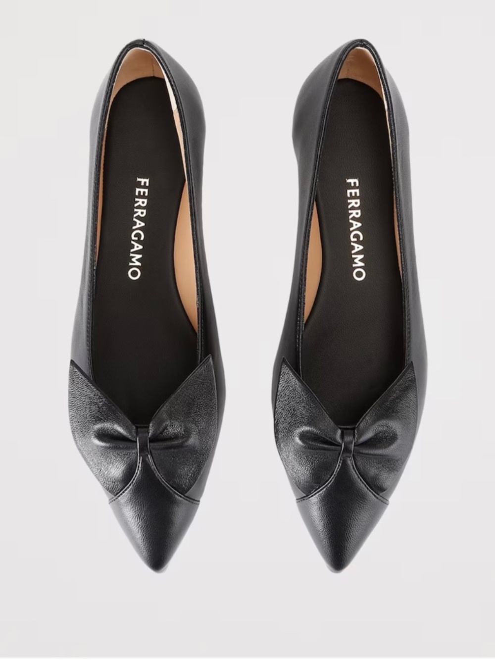 Ferragamo Gwen Leather Ballet Flat (NWT) 6C
